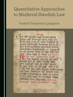 cover image of Quantitative Approaches to Medieval Swedish Law
